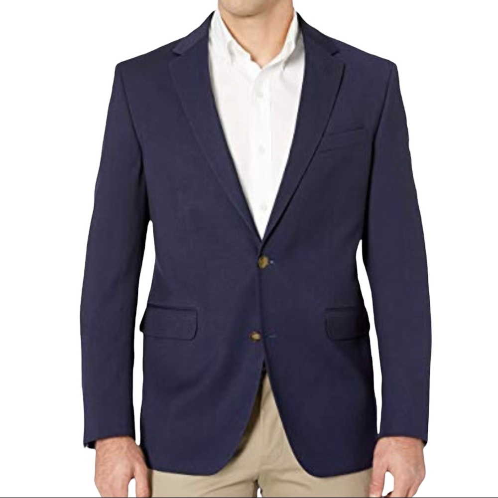 Dockers Men’s Classic Navy 2 Button Blazer SZ40R